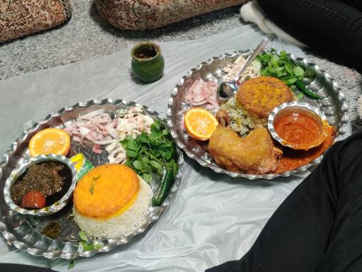 عکس چلوپزی زعفرون