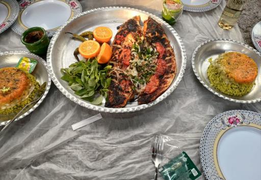 عکس چلوپزی زعفرون