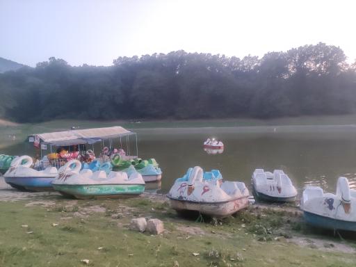 عکس قایق رانی عباس آباد 