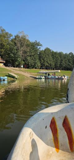 عکس قایق رانی عباس آباد 