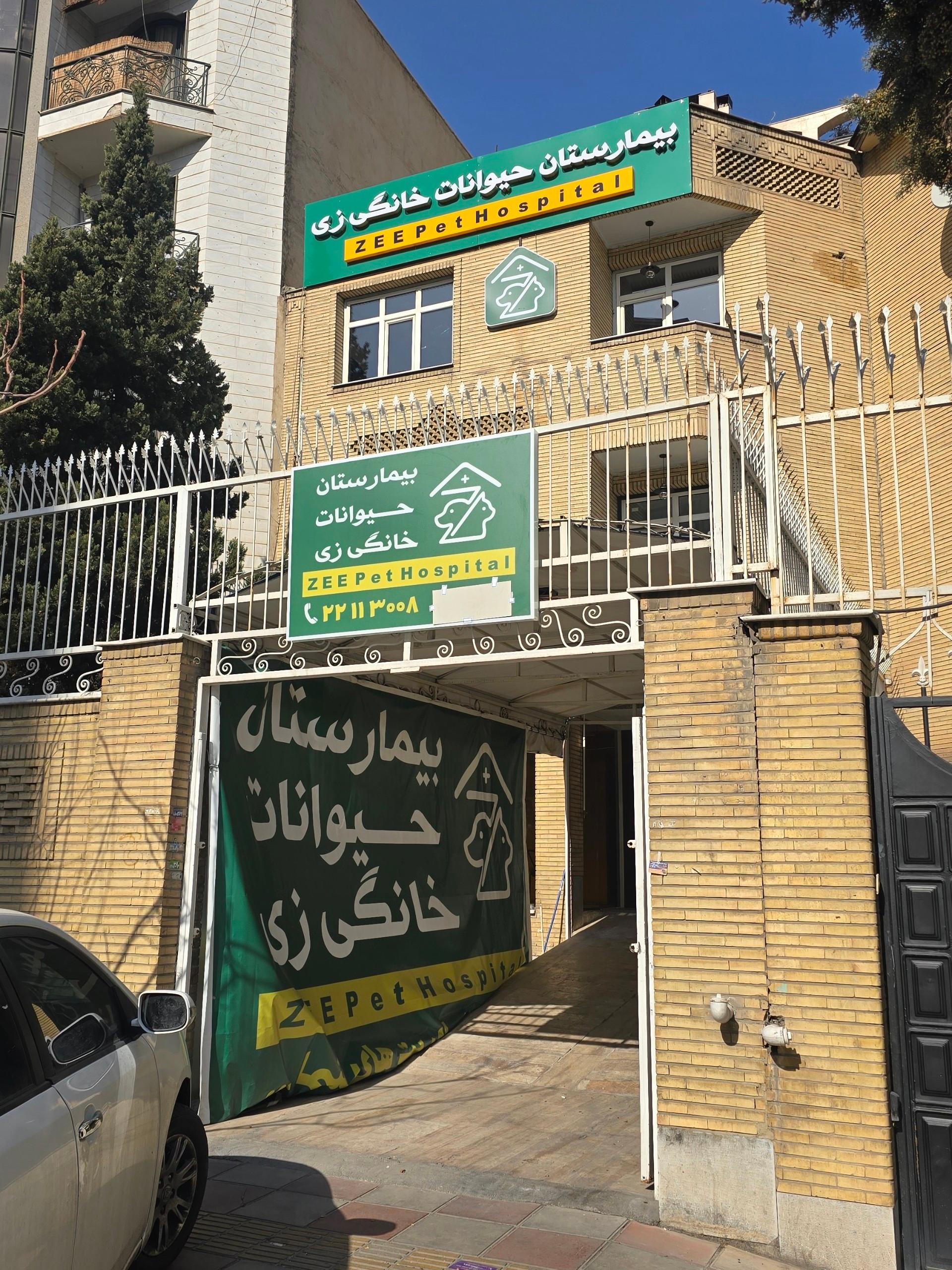 عکس بیمارستان دامپزشکی حیوانت خانگی زی