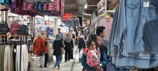 عکس بازار ساحلی بندر ترکمن