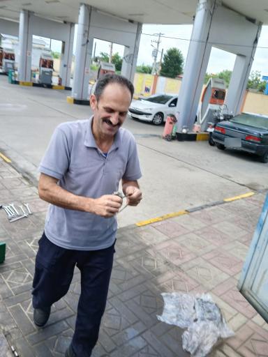 عکس پمپ گاز CNG فومن