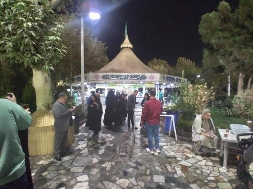 عکس ورودی غربی چایخانه رضوان حرم 