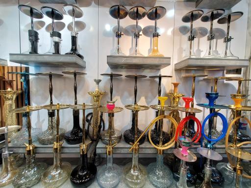 عکس فروشگاه قلیان خلج تک و عمده (کرنو،الجمیرا،لاین کینگ،ام کی)