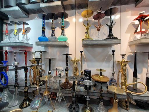 عکس فروشگاه قلیان خلج تک و عمده (کرنو،الجمیرا،لاین کینگ،ام کی)