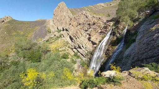 عکس آبشار دو قلو شیرپلا