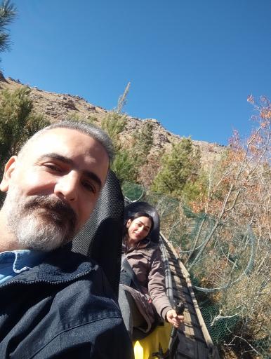 عکس سورتمه ریلی گنجنامه