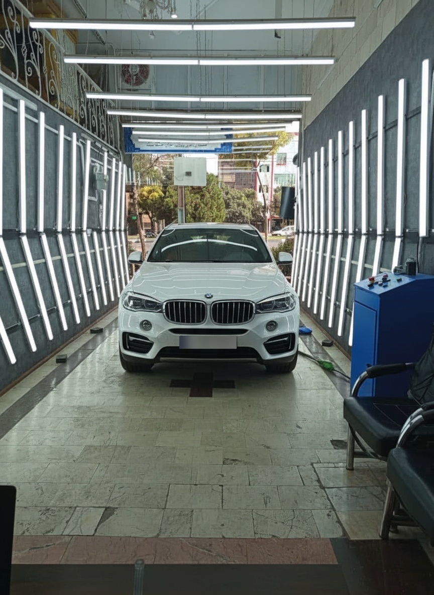 عکس کارشناسی رنگ خودرو پرتویی