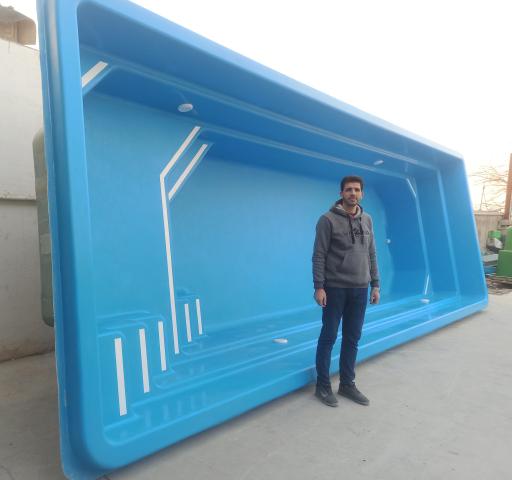 عکس تولید استخرهای فایبرگلاس گیلداب