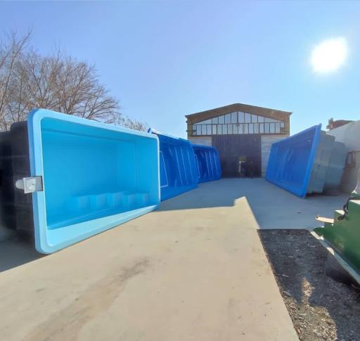 عکس تولید استخرهای فایبرگلاس گیلداب