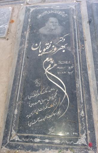 عکس مزار دکتر بهروز نقویان