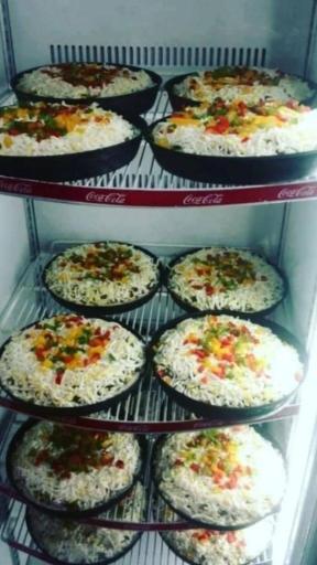 عکس پیتزا ساندویچی گلها