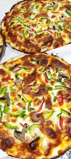 عکس پیتزا ساندویچی گلها