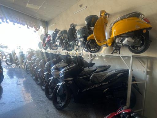 عکس موتور سیکلت زمانی