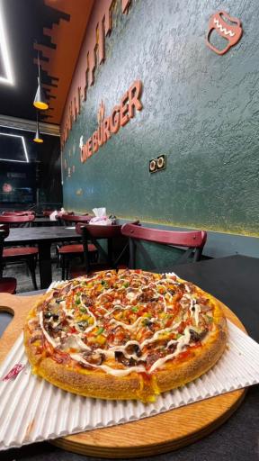 عکس پیتزا وان برگر
