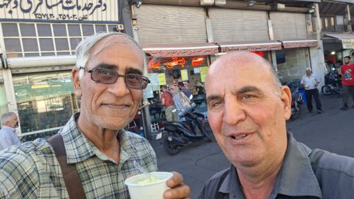 عکس بستنی اکبر مشدی