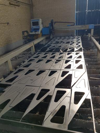 عکس برش لیزر هواگاز پلاسما انصاف