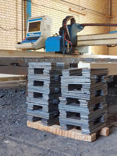 عکس برش لیزر هواگاز پلاسما انصاف