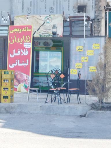 عکس ساندویچی فلافلی هایدان