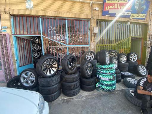 عکس رینگ و لاستیک خرسندی