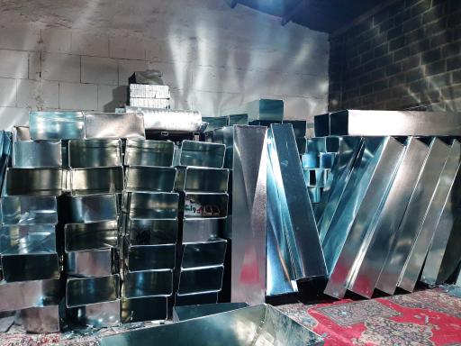 عکس کانال سازی و دریچه کانال کولر قهرمانی