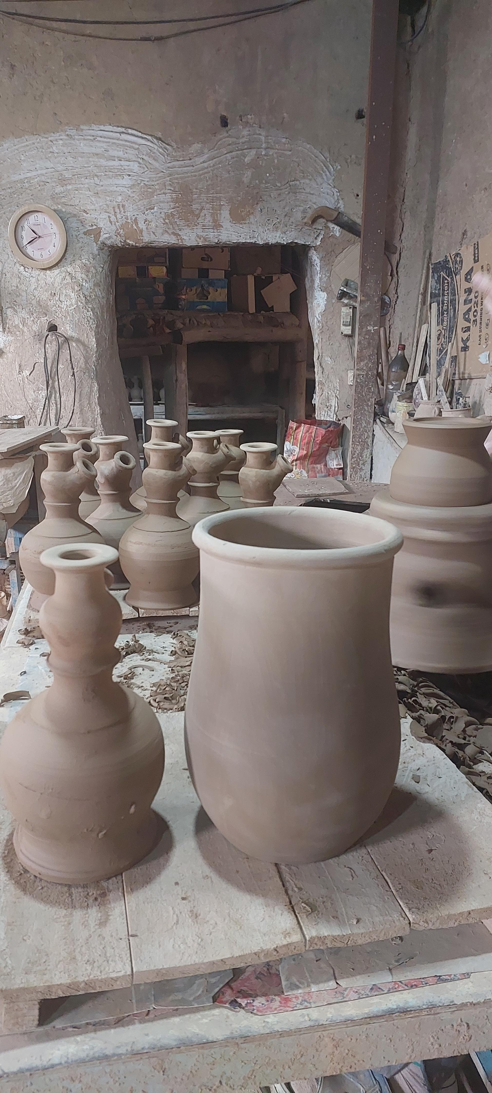 عکس کارگاه سفال سازی رضا علیپور