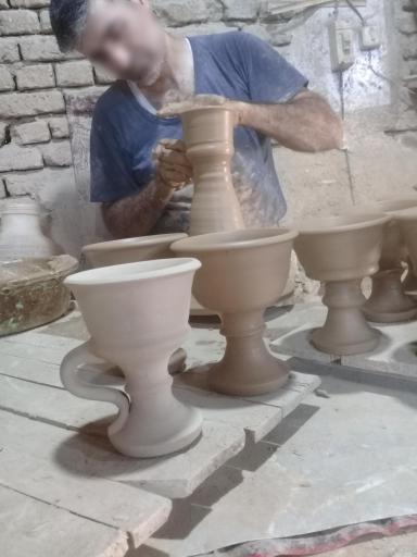 عکس کارگاه سفال سازی رضا علیپور