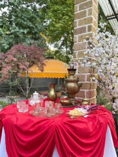 عکس کافه باغ آوای باران