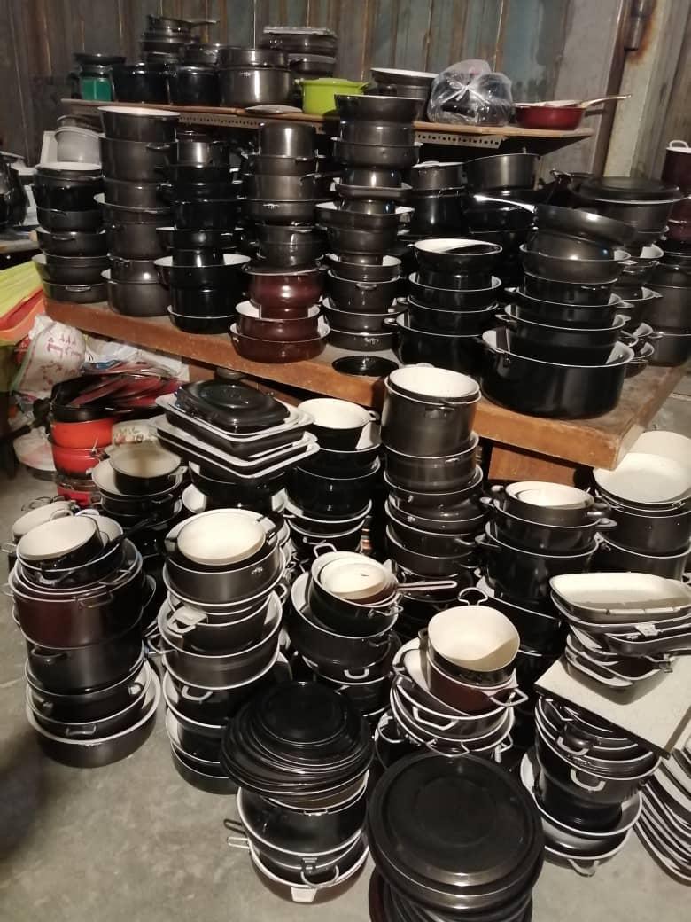 عکس بازسازی ظروف تفلون چهارده معصوم 