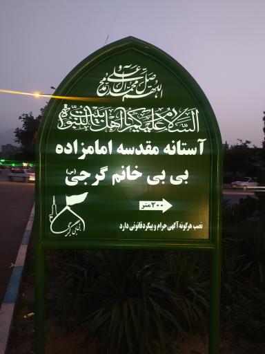 عکس امامزاده بی بی گرجی