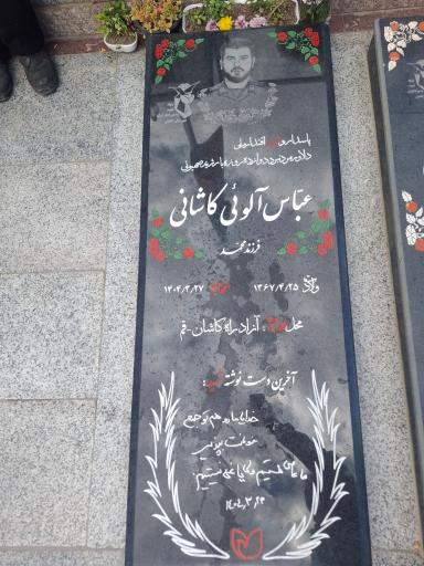 عکس مزار شهید عباس آلویی