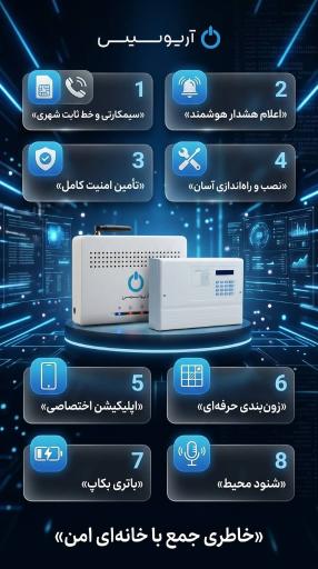عکس سیستم حفاظتی آریوسیس