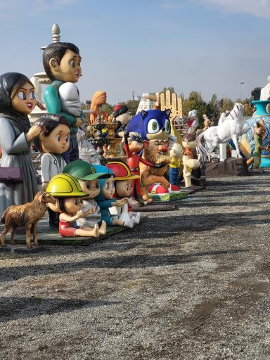 عکس مجموعه شهر آیش مجسمه سازی 