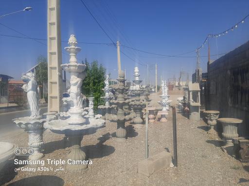 عکس ساخت وسایل وتزئینات وآبنما ویلا