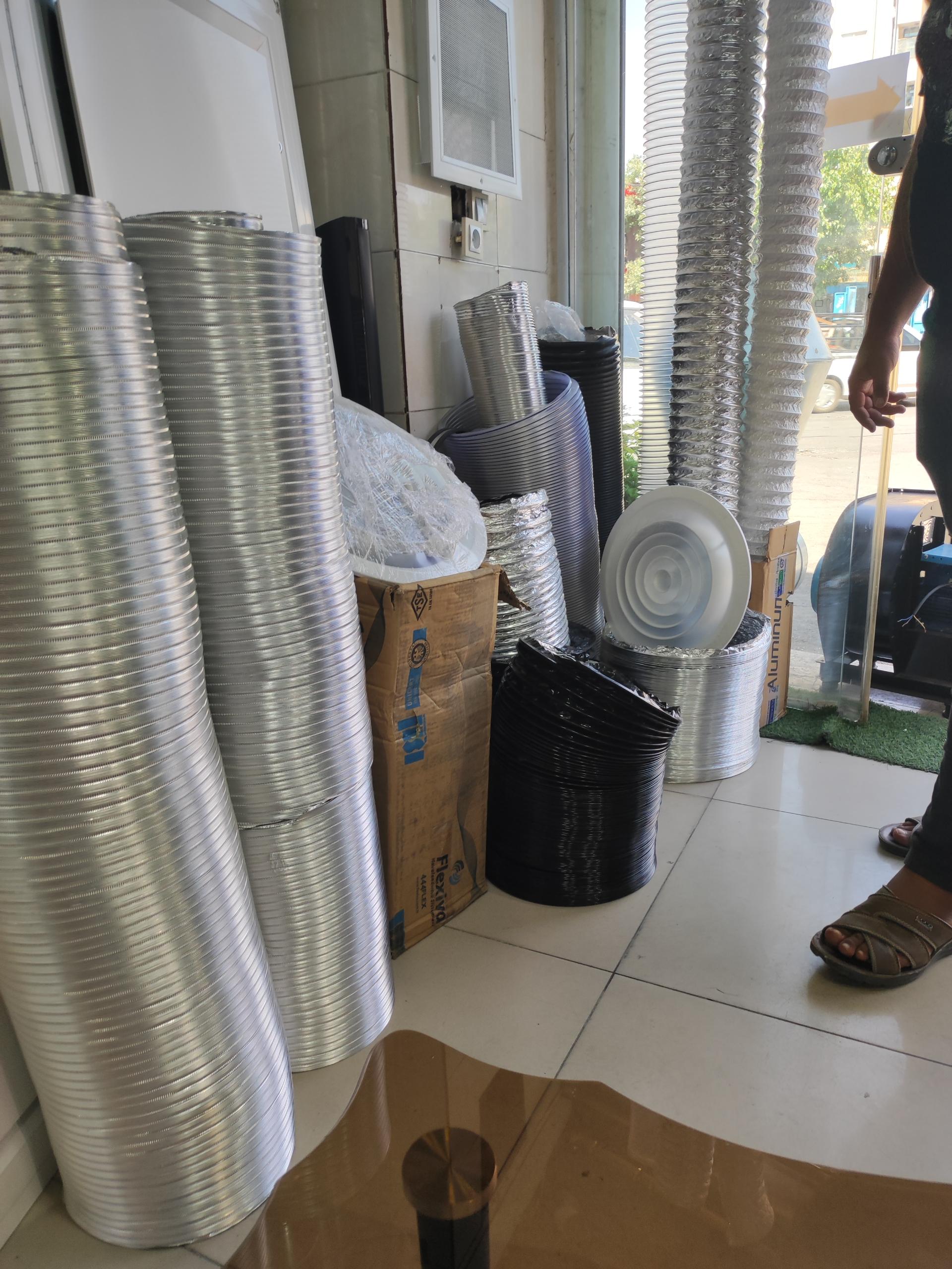 عکس سیستم تهویه و کانال هواکش و ابزار خان