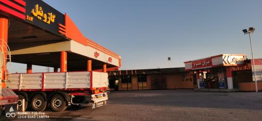 عکس پمپ بنزین و گازوئیل آهنجان