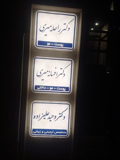 عکس دکترافسانه میری متخصص پوست مو داخلی