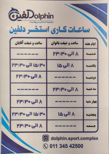 عکس مجموعه ورزشی و استخر دلفین