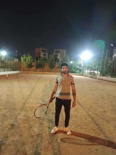 عکس زمین تنیس خاکی