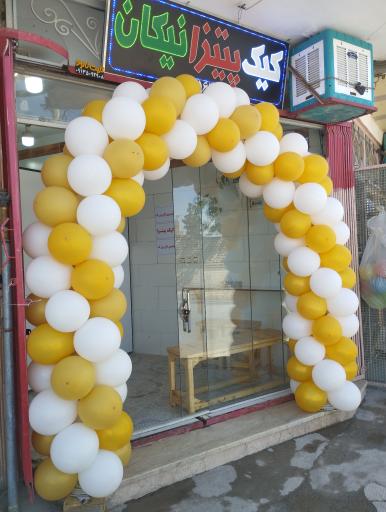 عکس کیک پیتزا نیکان