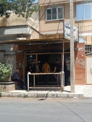 عکس نانوایی سنگکی گل گندم 