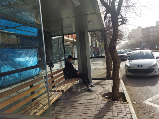 عکس ایستگاه اتوبوس شهید صدر 24