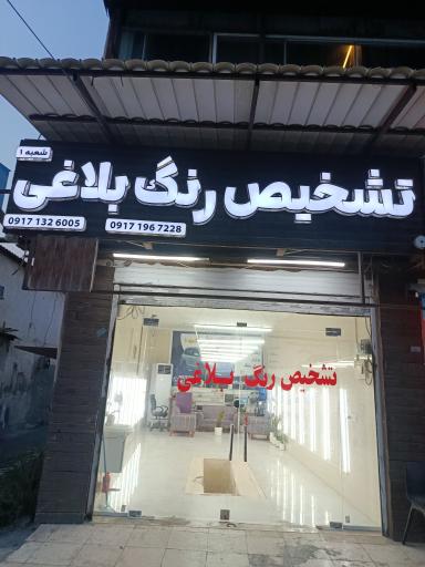 عکس کارشناسی و تشخیص رنگ بلاغی شعبه 1