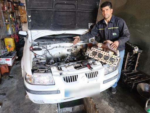 عکس مکانیکی استاد گودرز تیموری