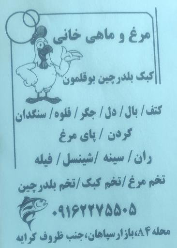 عکس مرغ و ماهی خانی