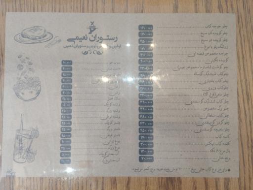 عکس چلو کبابی نعیمی