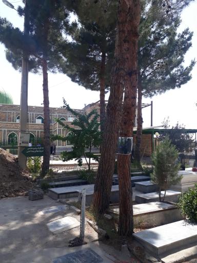 عکس آرامستان شهر بسطام