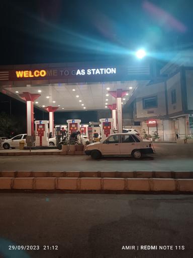 عکس پمپ بنزین رزمندگان