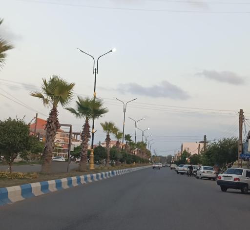 عکس پایین محله چاف